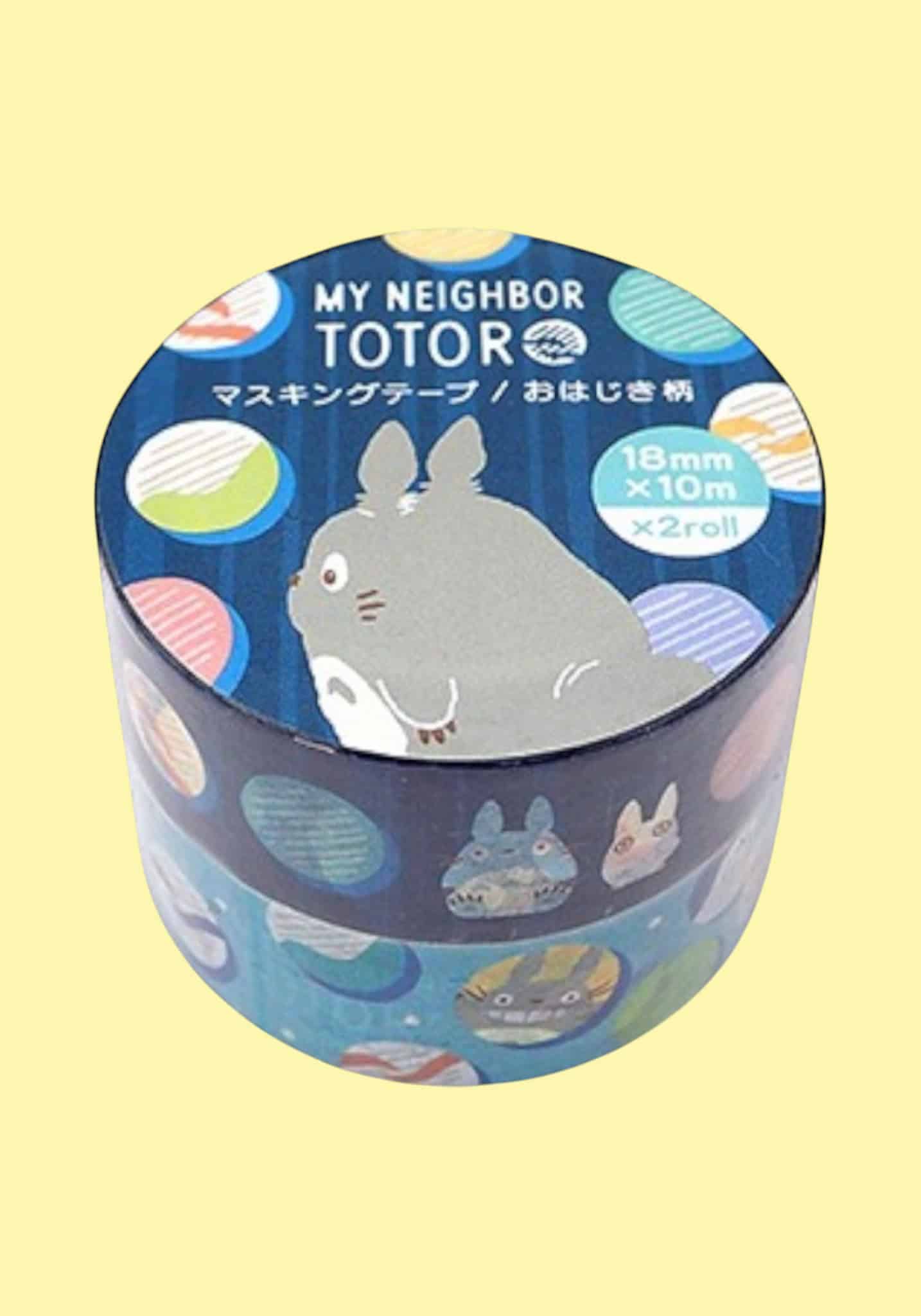 Clever Idiots Studio Ghibli Classics Washi Masking Tapes 2-Piece Sets Marbles My Neighbor Totoro Kawaii Gifts 4961524985203