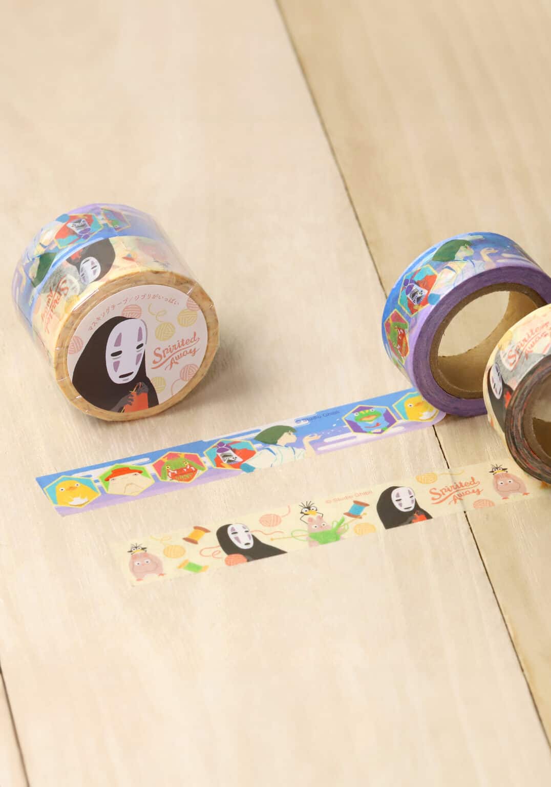 Clever Idiots Studio Ghibli Classics Washi Masking Tapes 2-Piece Sets Spirited Away Kawaii Gifts 4549743384900
