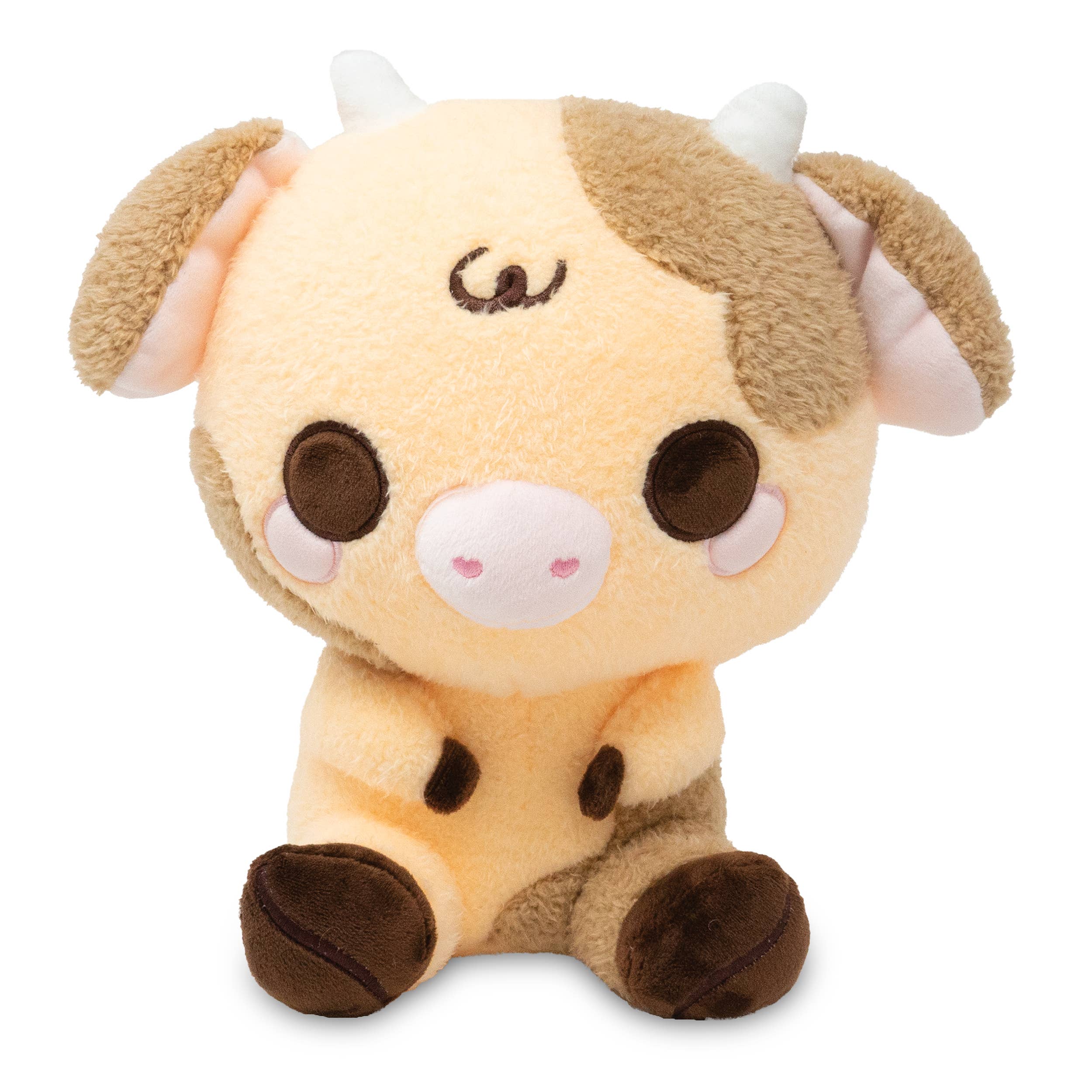 Cuddle Barn, Inc. Moocha the Coffee Cow (Soft Cute Fluffy Kawaii Plushie) Kawaii Gifts