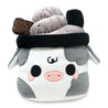 Cuddle Barn, Inc. Black Sesame Mooshake (Cute Fluffy Dessert Food Plushie) Kawaii Gifts