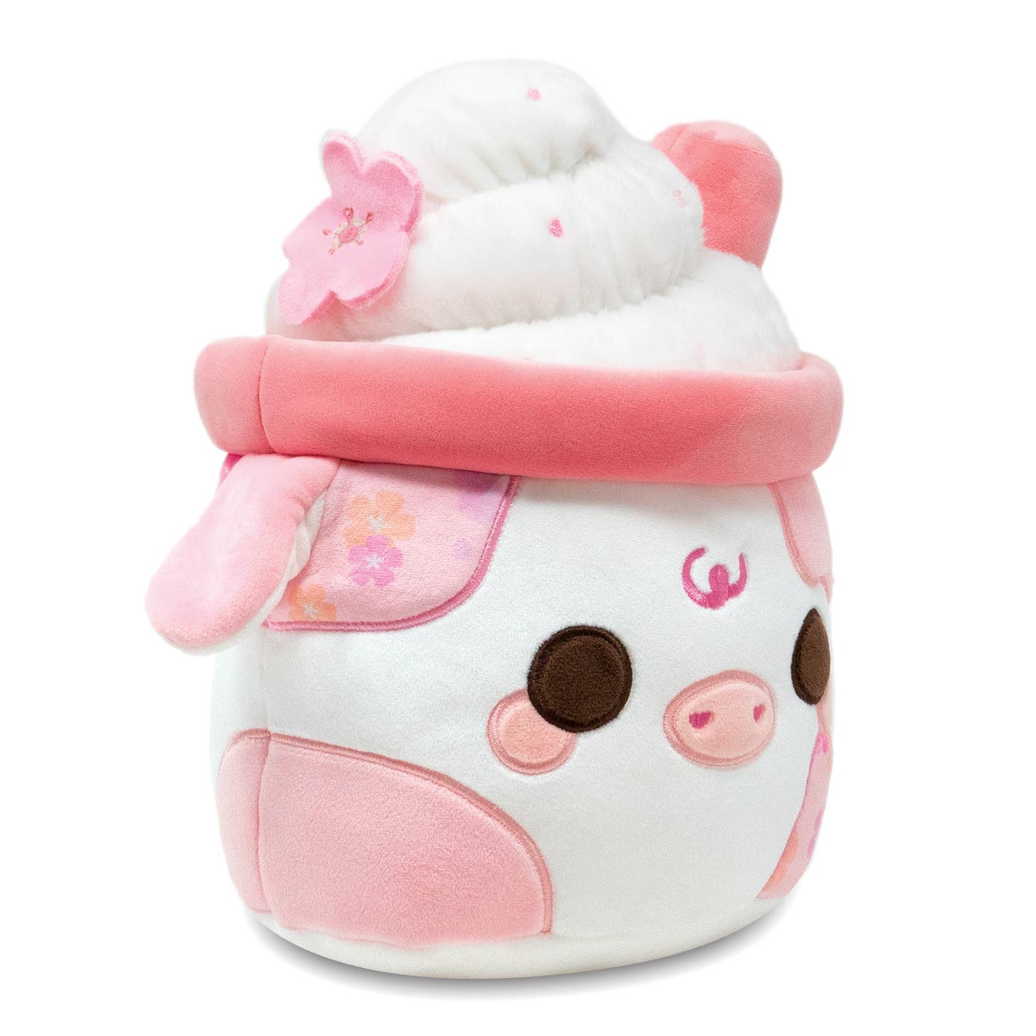 Cuddle Barn, Inc. Mooshakes 10" Soft Cute Fluffy Dessert Food Plushies Sakura Kawaii Gifts