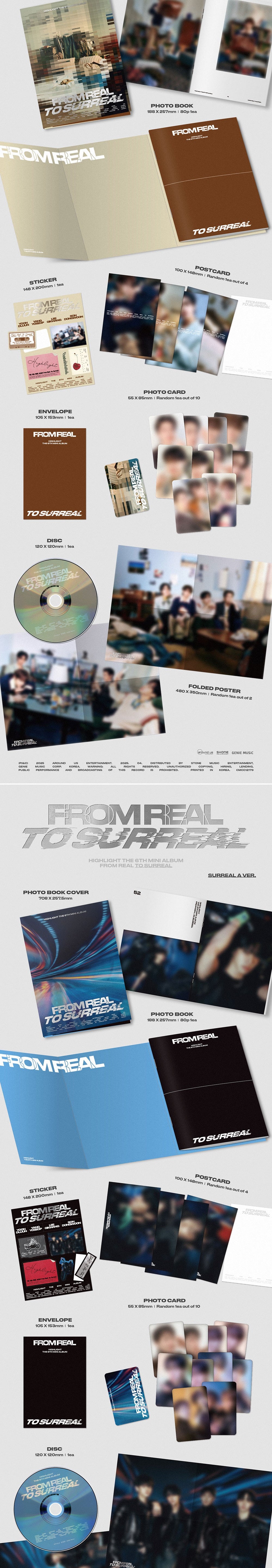 HIGHLIGHT - From Real to Surreal (6th Mini Album) Photo Book Ver.