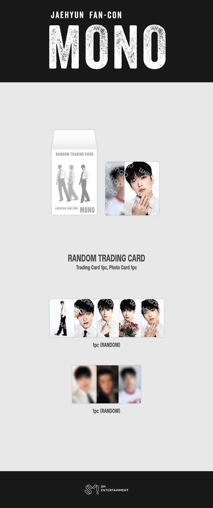 [JAEHYUN] Fan-Con Mono - Random Trading Card