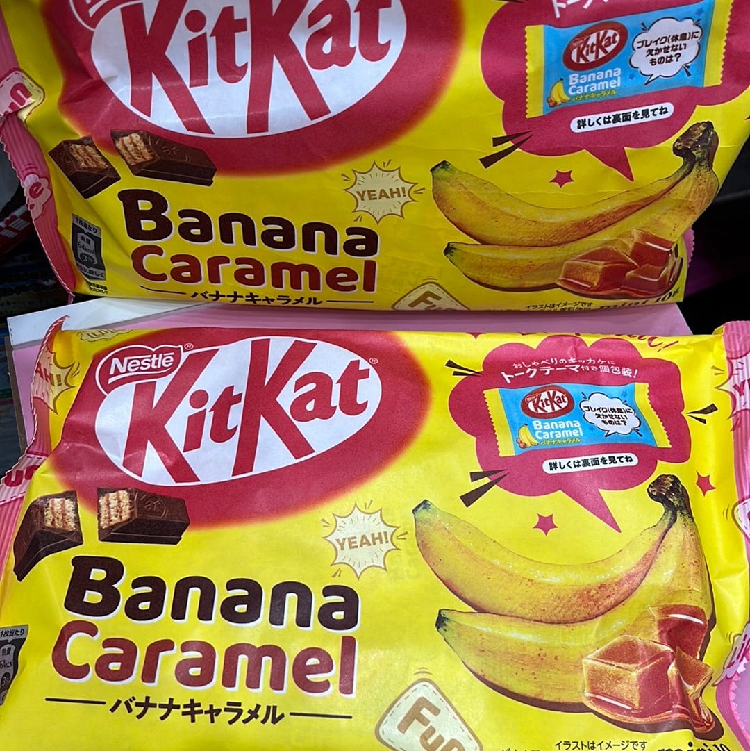 Daiei Japanese Nestle Banana Caramel Kitkat Kawaii Gifts 4902201180795