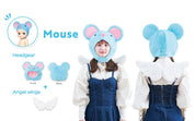 Dreams USA Official Sonny Angel Costumes with Wings: Rabbit, Mouse, Fawn Mouse Kawaii Gifts 4542202658925