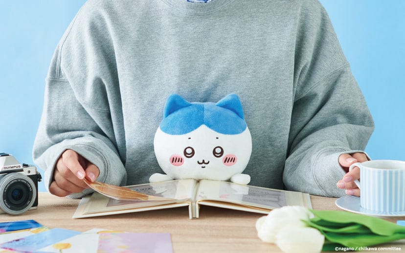 Dreams USA Chiikawa & Friends Posture Pals With Heart Inside Hachiware Kawaii Gifts 4542202428986