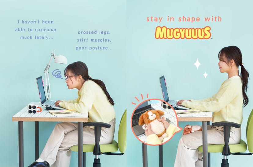 Dreams USA Mugyuuus Weighted Cuddle & Low Impact Exercise Plushies Kawaii Gifts