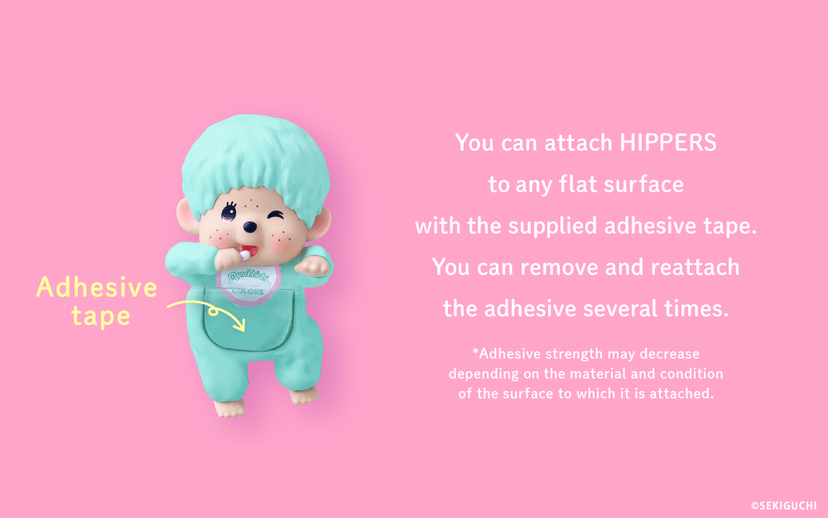 Dreams USA Monchhichi Colors Wink Hippers 3" Figure Surprise Box Kawaii Gifts