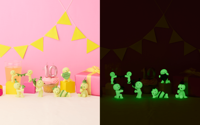 Dreams USA Smiski Birthday Series Glow in the Dark 3" Figure Surprise Box Kawaii Gifts
