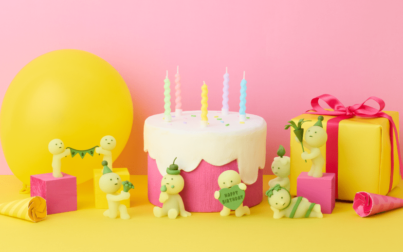 Dreams USA Smiski Birthday Series Glow in the Dark 3" Figure Surprise Box Kawaii Gifts