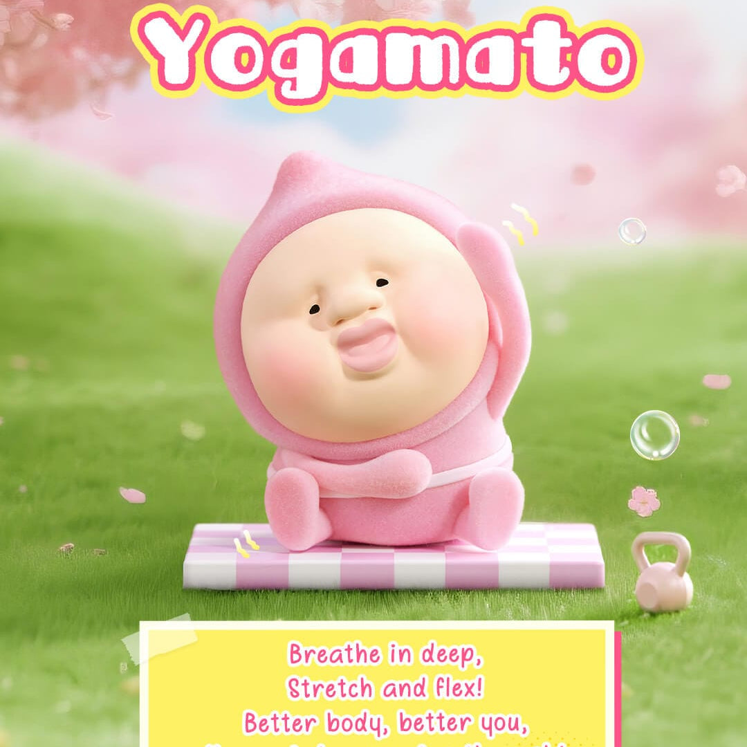 Elska Kobitos Peach Gym Challenge Surprise 4" Figure Blind Box Kawaii Gifts