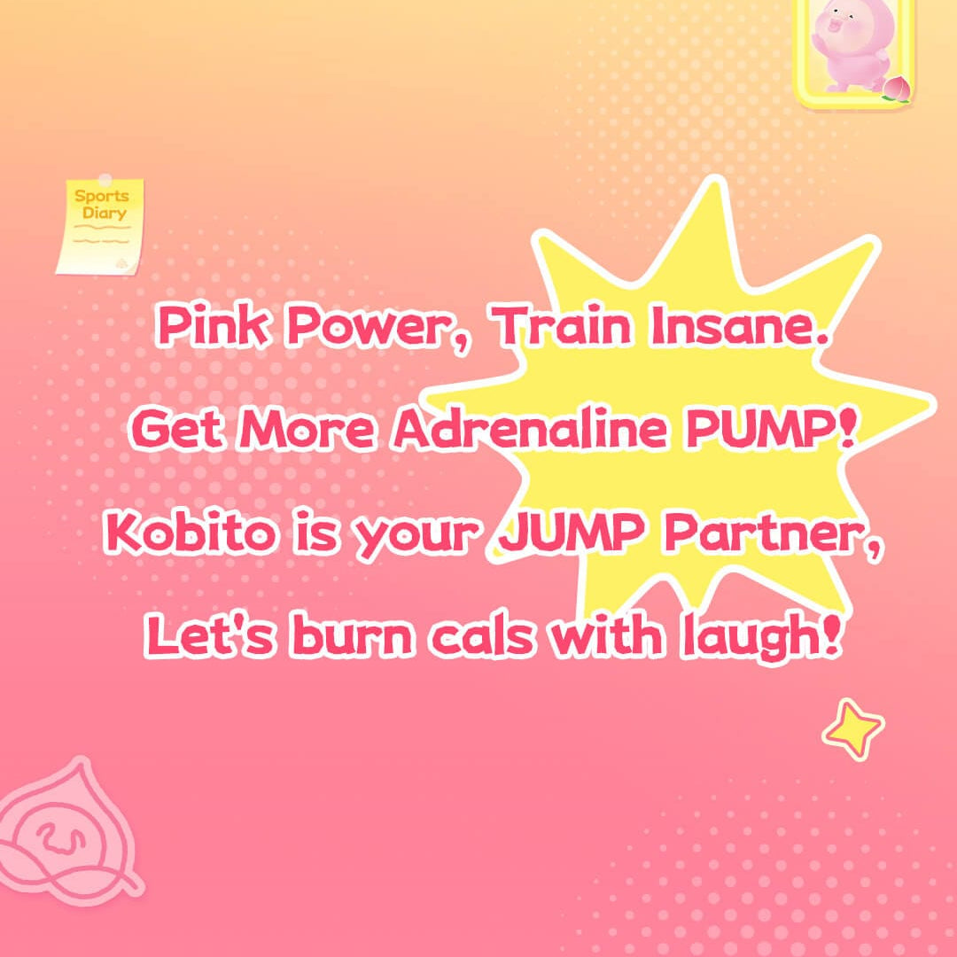 Elska Kobitos Peach Gym Challenge Surprise 4" Figure Blind Box Kawaii Gifts