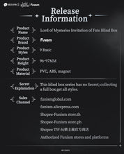 Elska Lord Of Mysteries Invitation of Fate Surprise 4" Magnetic Figure Blind Box Kawaii Gifts 6970834319095