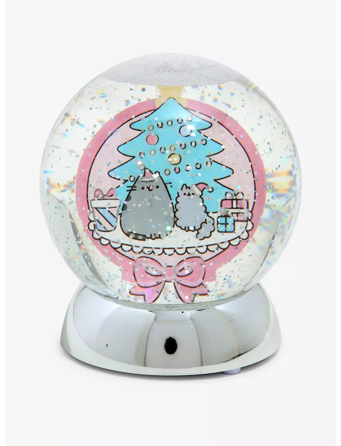 Enesco Pusheen Christmas Light Up Snowglobe Kawaii Gifts 045544935708