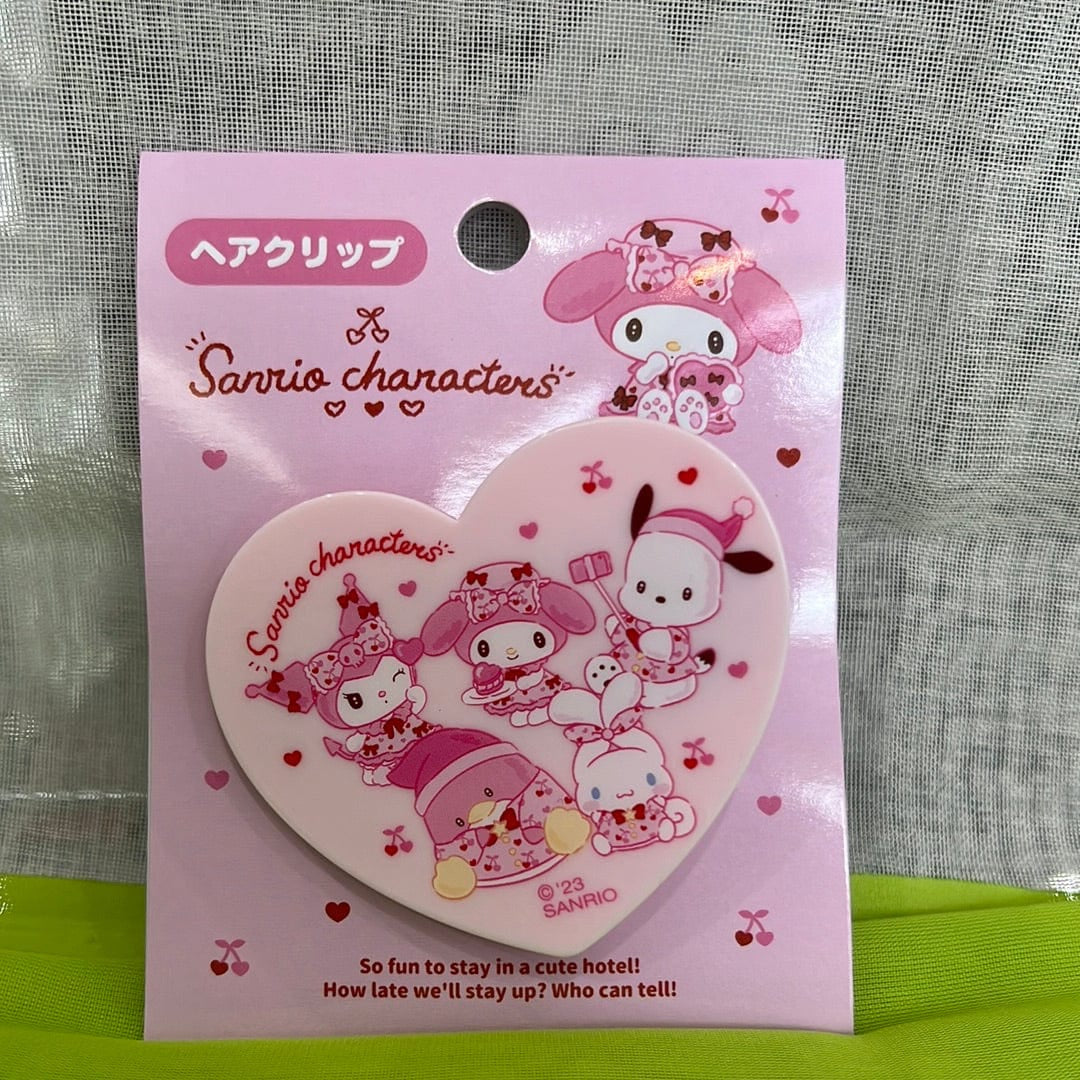 Enesco Sanrio Friends Rose Heart Hair Clip Kawaii Gifts 4550337832899