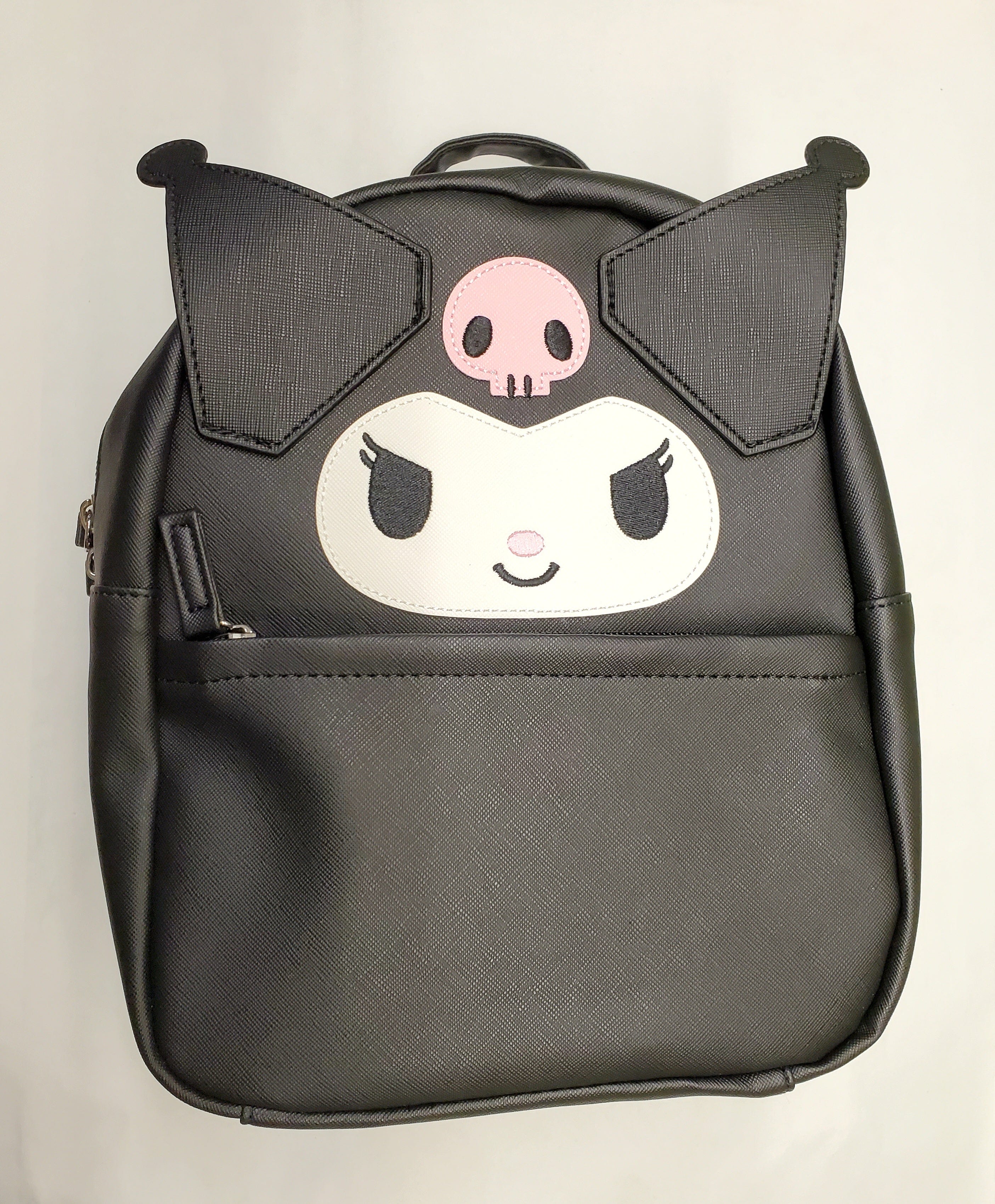 Enesco Sanrio Kuromi Face Backpack Kawaii Gifts 4550337413500