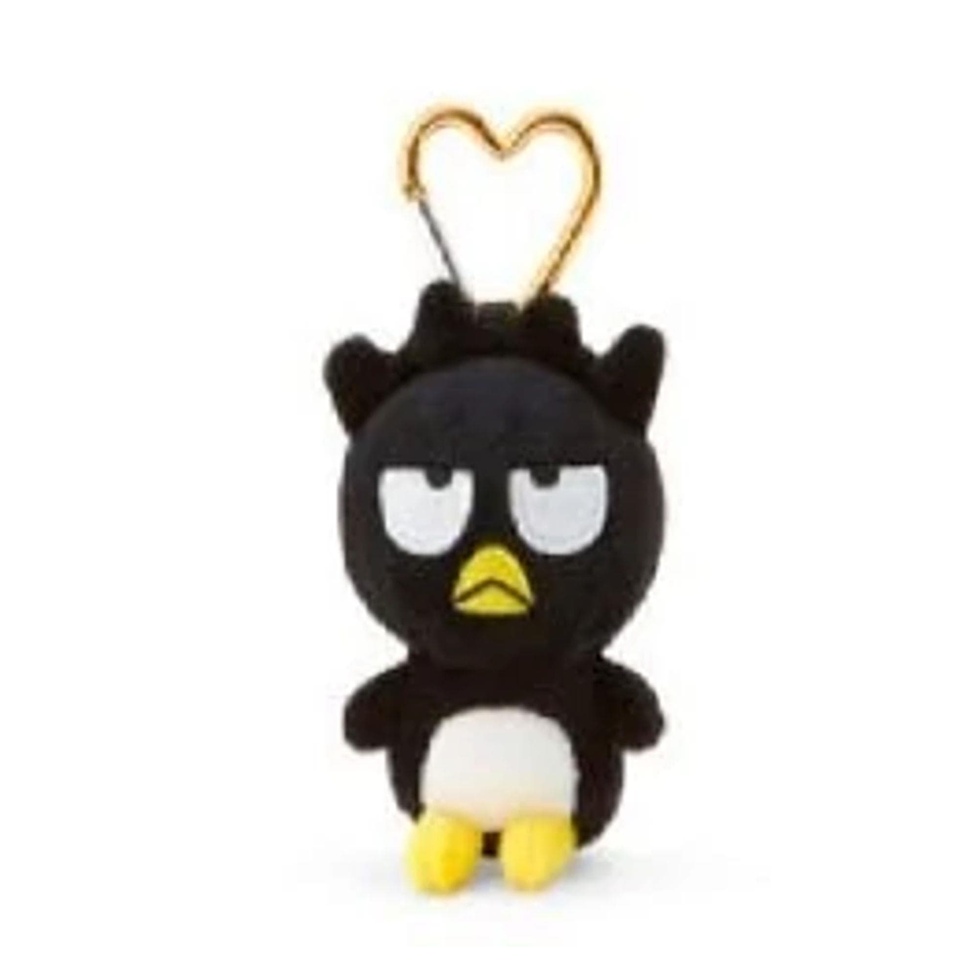 Enesco Sanrio All Stars 4" Plushie Mascot Bag Charms with Heart Carabiner (Over 20 to Choose from) Batzu Maru Kawaii Gifts 4550624175067