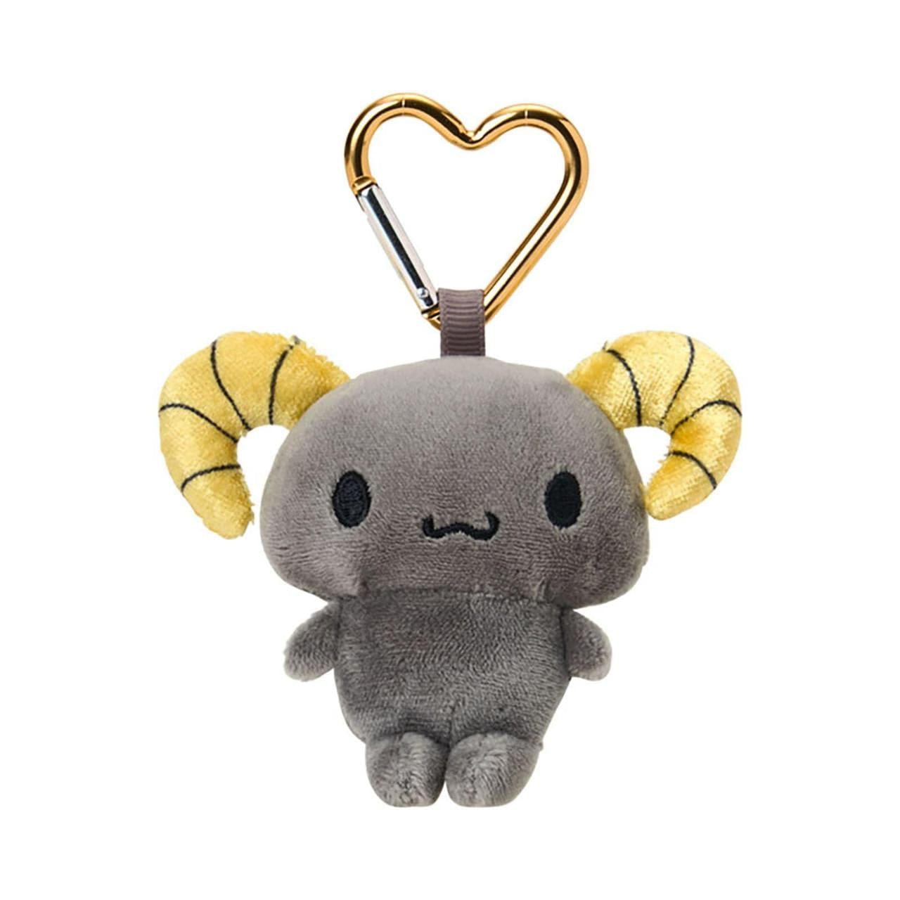 Enesco Sanrio All Stars 4" Plushie Mascot Bag Charms with Heart Carabiner (Over 20 to Choose from) Berry Lloromannic Kawaii Gifts 4550624175593