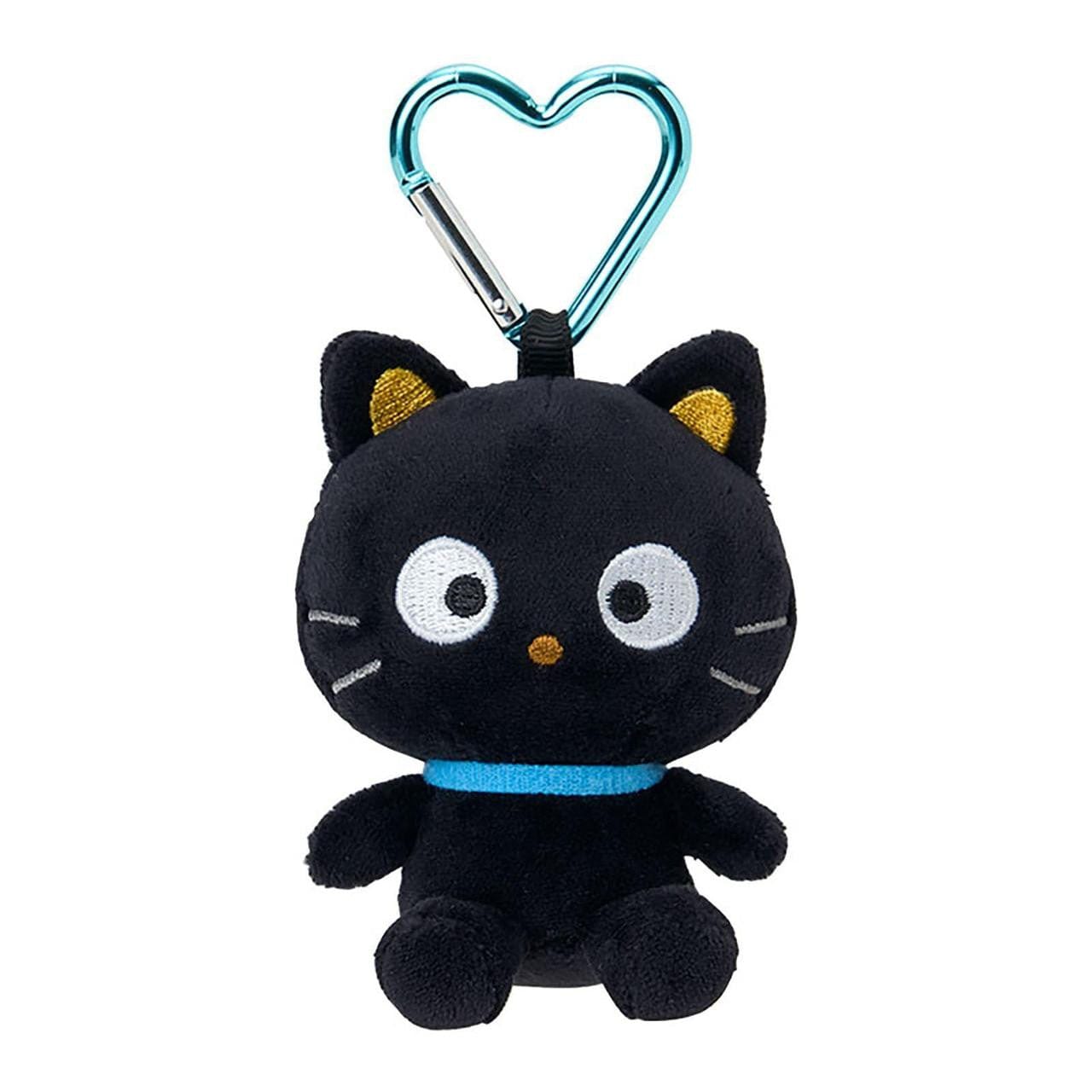 Enesco Sanrio All Stars 4" Plushie Mascot Bag Charms with Heart Carabiner (Over 20 to Choose from) Chococat Kawaii Gifts 4550624175654