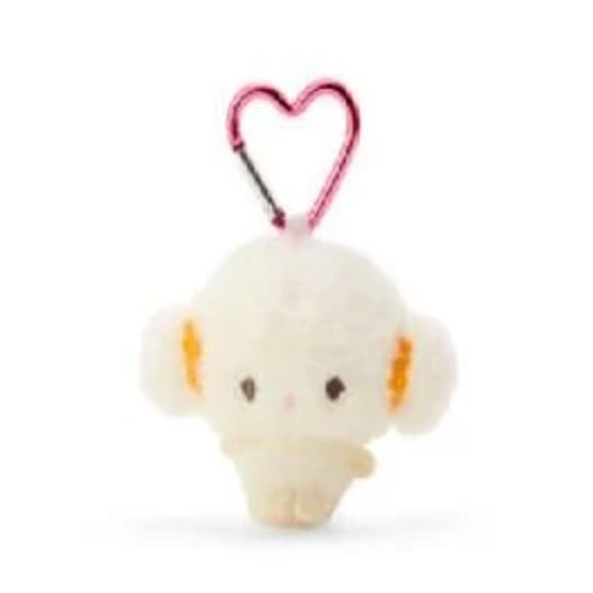 Enesco Sanrio All Stars 4" Plushie Mascot Bag Charms with Heart Carabiner (Over 20 to Choose from) Cogimyu Kawaii Gifts 4550624175210