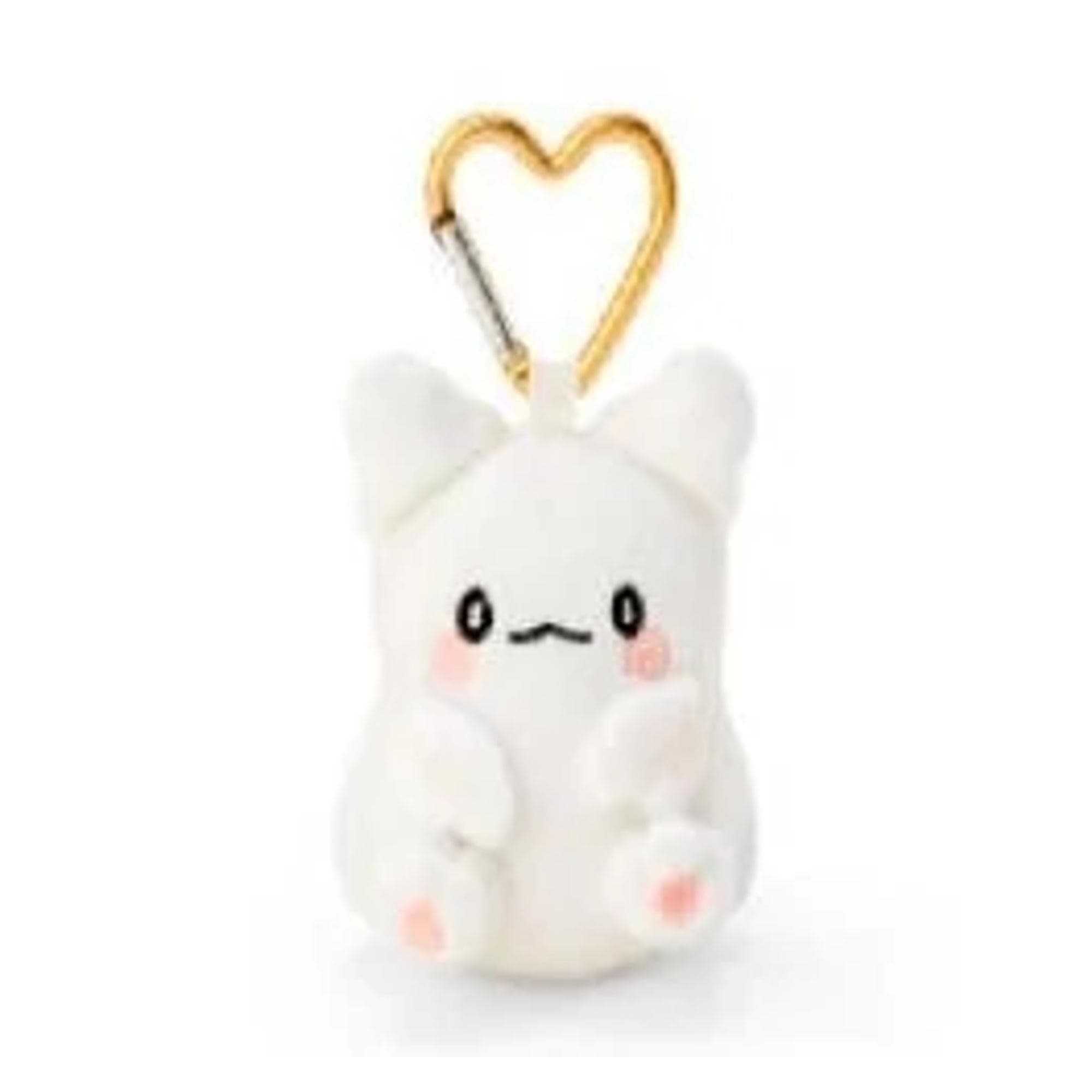 Enesco Sanrio All Stars 4" Plushie Mascot Bag Charms with Heart Carabiner (Over 20 to Choose from) Hanamaruobake Kawaii Gifts 4550624175326