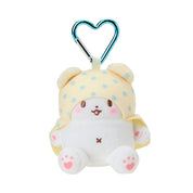 Enesco Sanrio All Stars 4" Plushie Mascot Bag Charms with Heart Carabiner (Over 20 to Choose from) Marumofubiyori (Moppu) Kawaii Gifts 4550624175470
