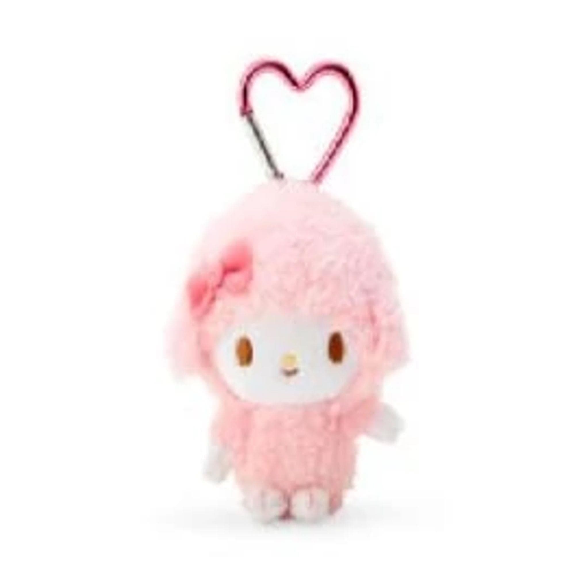 Enesco Sanrio All Stars 4" Plushie Mascot Bag Charms with Heart Carabiner (Over 20 to Choose from) My Piano Kawaii Gifts 4550624175135