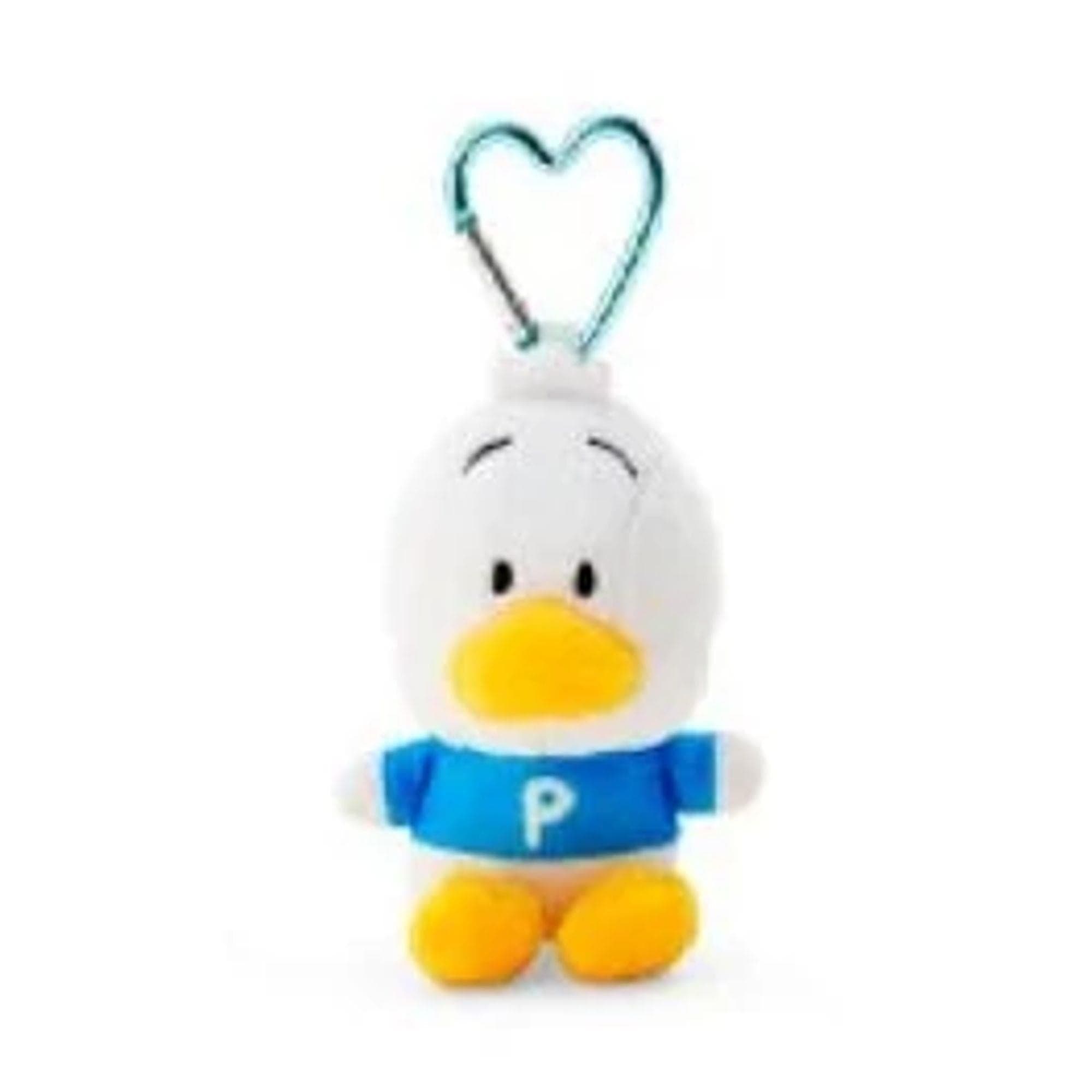 Enesco Sanrio All Stars 4" Plushie Mascot Bag Charms with Heart Carabiner (Over 20 to Choose from) Pekkle Kawaii Gifts 4550624175050