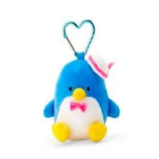 Enesco Sanrio All Stars 4" Plushie Mascot Bag Charms with Heart Carabiner (Over 20 to Choose from) Tuxedo Sam Kawaii Gifts 4550624174862