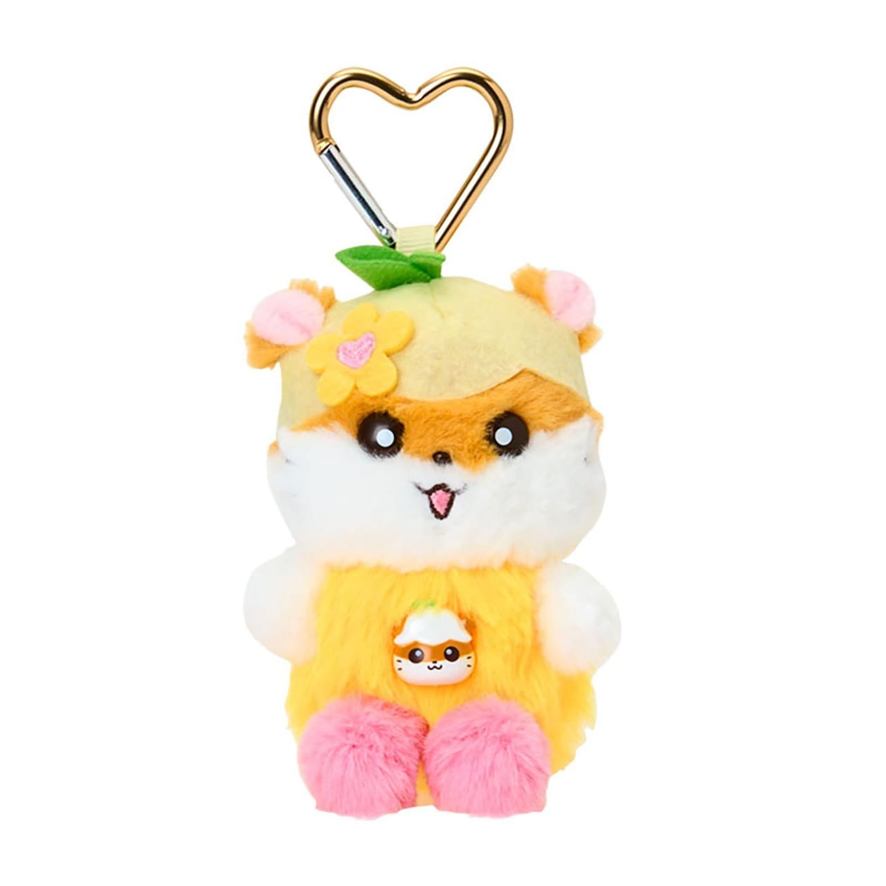 Enesco Sanrio CoroCoro Koririn Tokimeki Pop Beads 5" Plushy Mascot Key Chain Bag Charm Kawaii Gifts 4550624766951