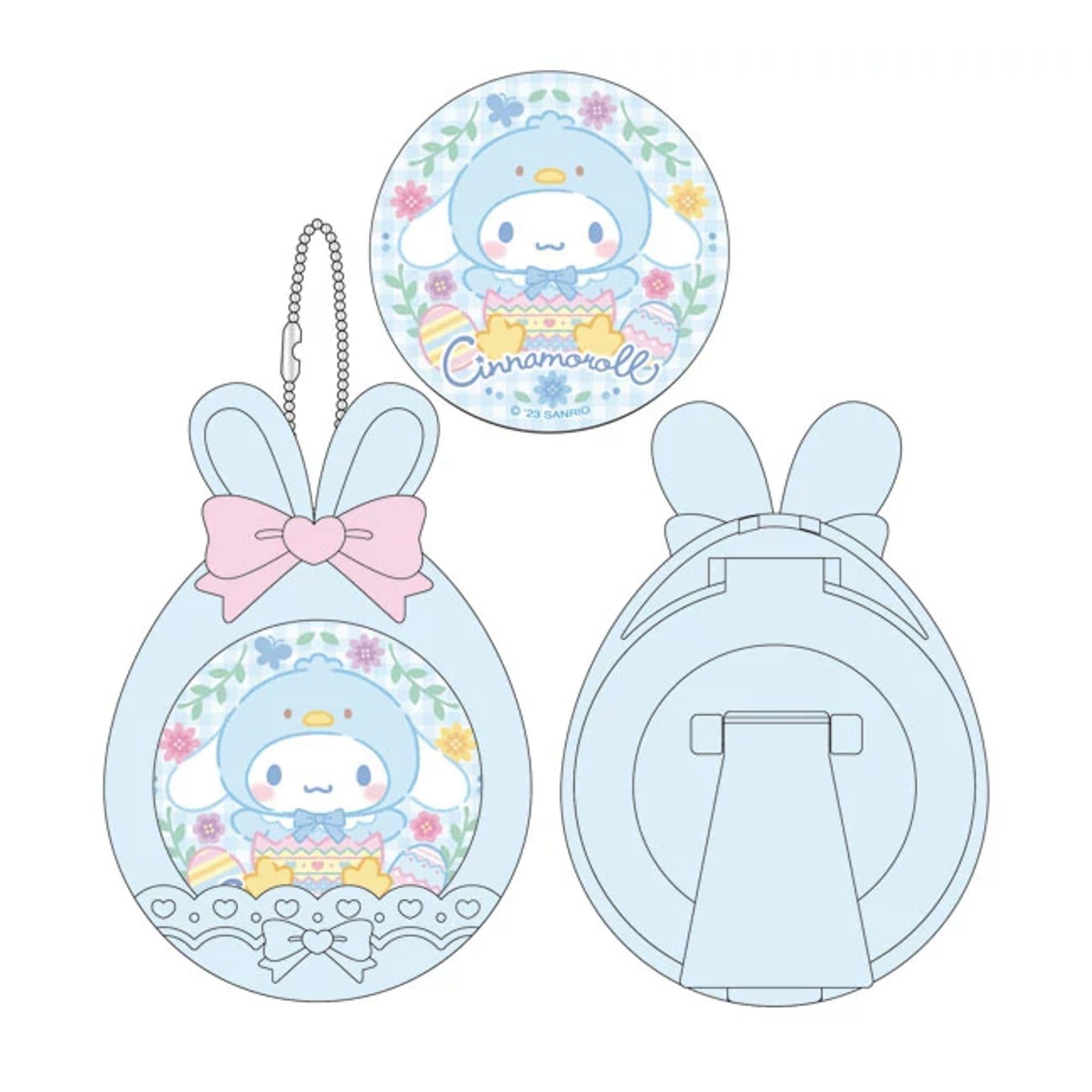 Enesco Sanrio Friends Photo Holder Keychain with Stand Cinnamoroll Kawaii Gifts 4550337368343