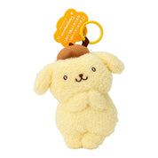 Enesco Sanrio Hangyodon & Pompompurin I Want You to Like Me 5" Plushy Mascot Key Chain Bag Charms Pompompurin Kawaii Gifts 4550624788601