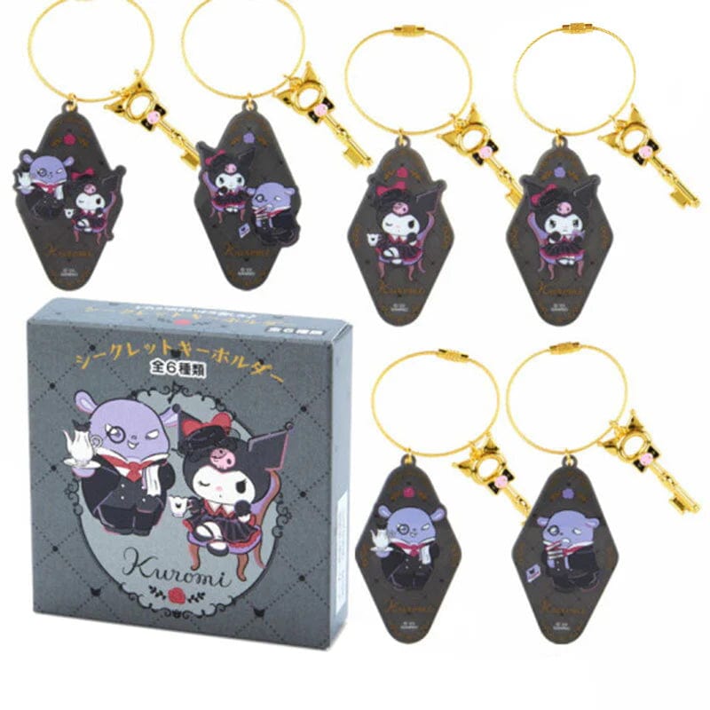 Enesco Sanrio Ojo Kuromi Princess Keychain Surprise Box Kawaii Gifts 4550337068533