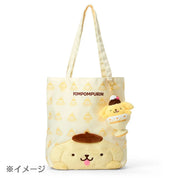 Enesco Sanrio Pompompurin 30th Anniversary 5" Plushy Mascot Key Chain Bag Charm Kawaii Gifts 4550624788519