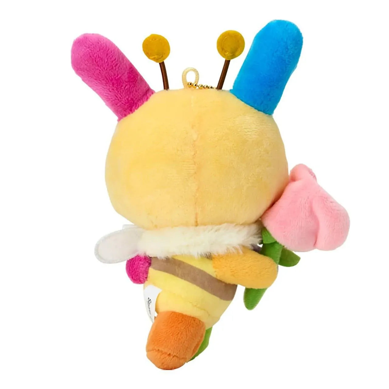 Enesco Sanrio Usahana Flower Loving Bee 5" Plushy Mascot Key Chain Bag Charm Kawaii Gifts 4550624964524