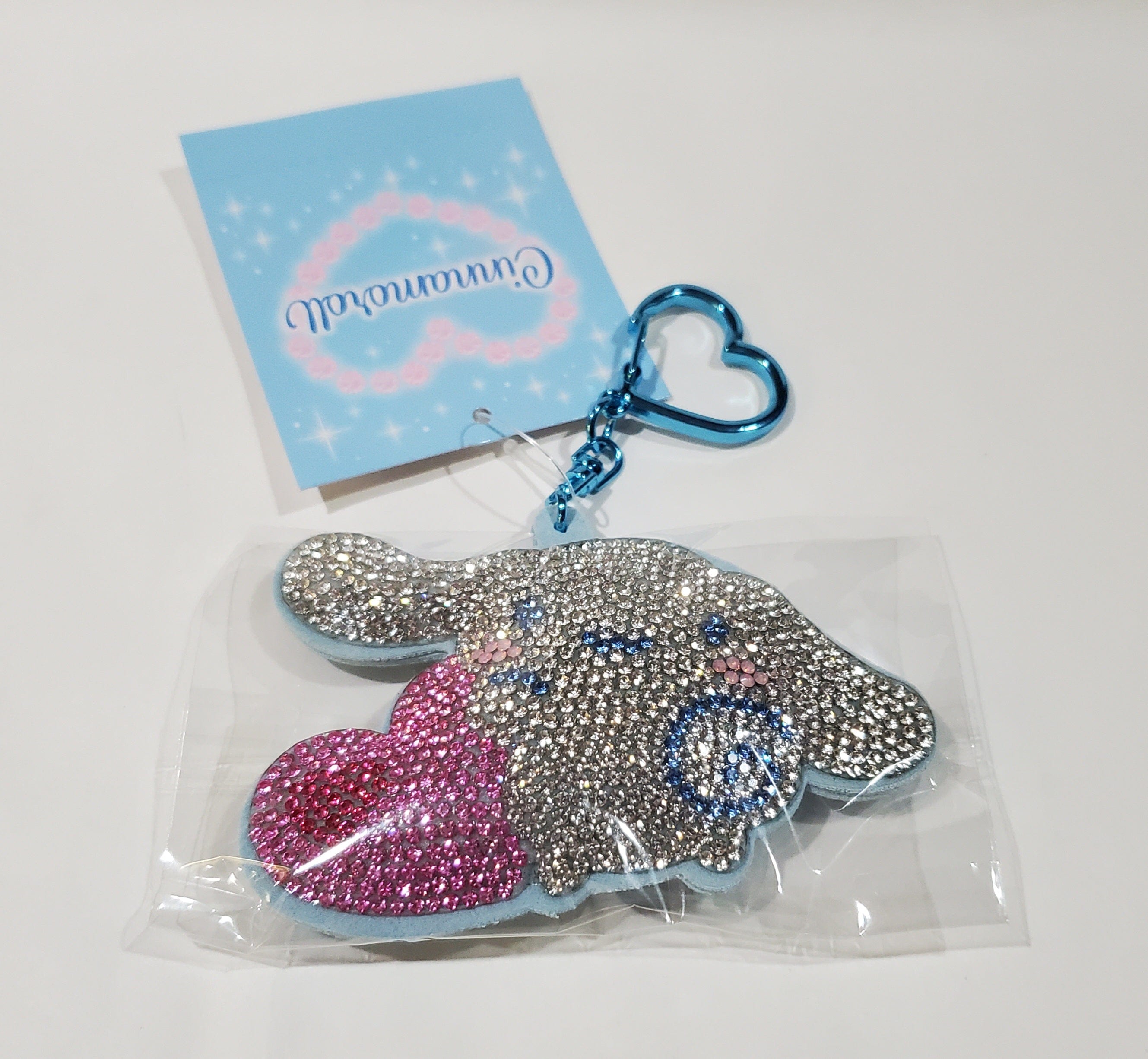 Enesco Sparkly Rhinestone Sanrio Keychains: Hello Kitty, My Melody, Cinnamoroll, Kuromi Kawaii Gifts