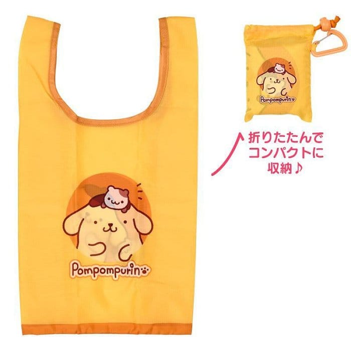 Enesco Sanrio 13" Reusable Shopping Bags (10 to Choose From) Pompompurin Kawaii Gifts 4550624778749