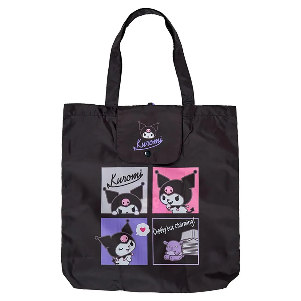 Enesco Sanrio 16.5" Reusable Shopping Bags (5 to Choose From) Kuromi Kawaii Gifts 4550624779135