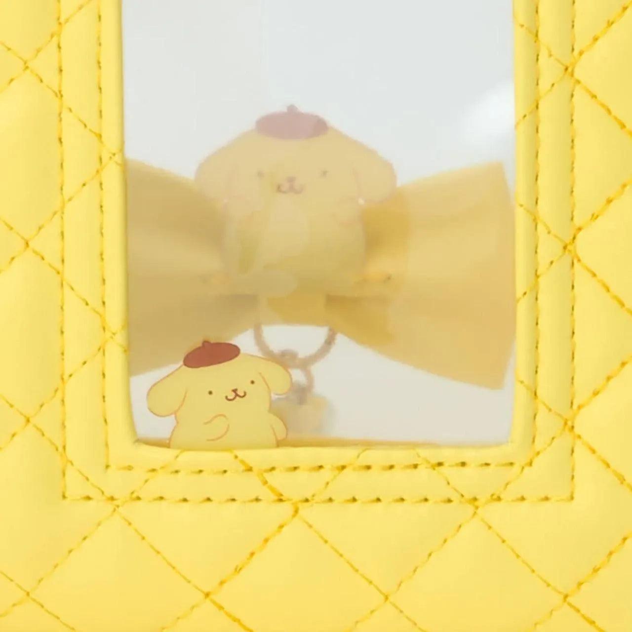 Enesco Sanrio Enjoy Idol Doll Carrying Quilted Pouch with Clear Windows (4 to Choose From) Kawaii Gifts