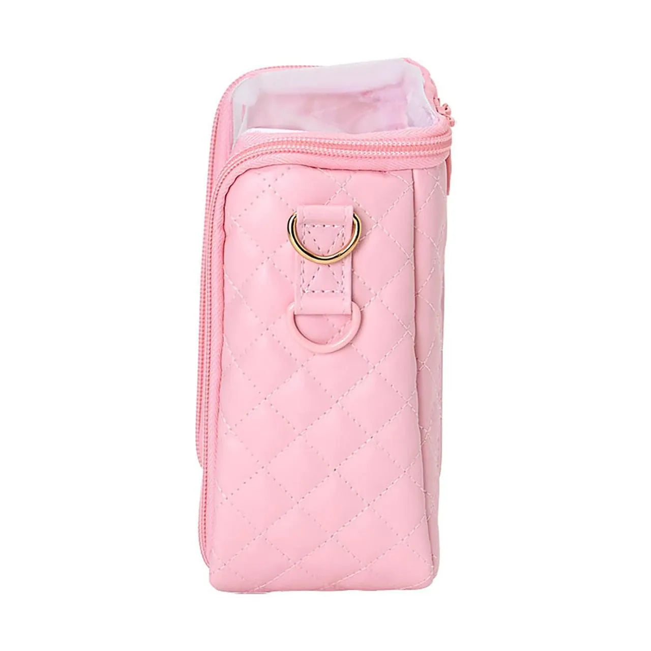 Enesco Sanrio Enjoy Idol Doll Carrying Quilted Pouch with Clear Windows (4 to Choose From) Kawaii Gifts