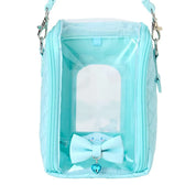 Enesco Sanrio Enjoy Idol Doll Carrying Quilted Pouch with Clear Windows (4 to Choose From) Cinnamoroll Kawaii Gifts 4550624876728