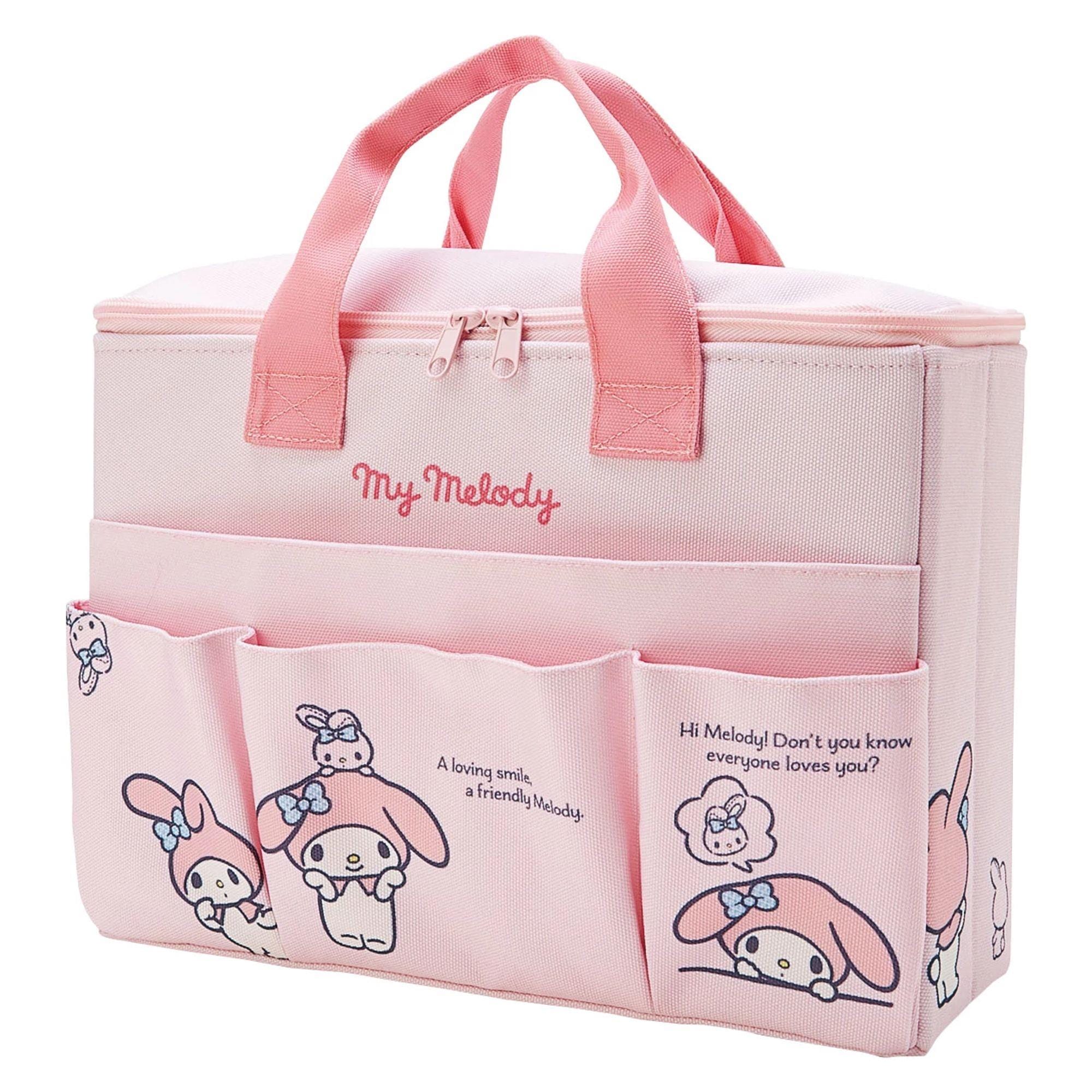 Enesco Sanrio Friends Large Zip-Around Tote Bag Kawaii Gifts