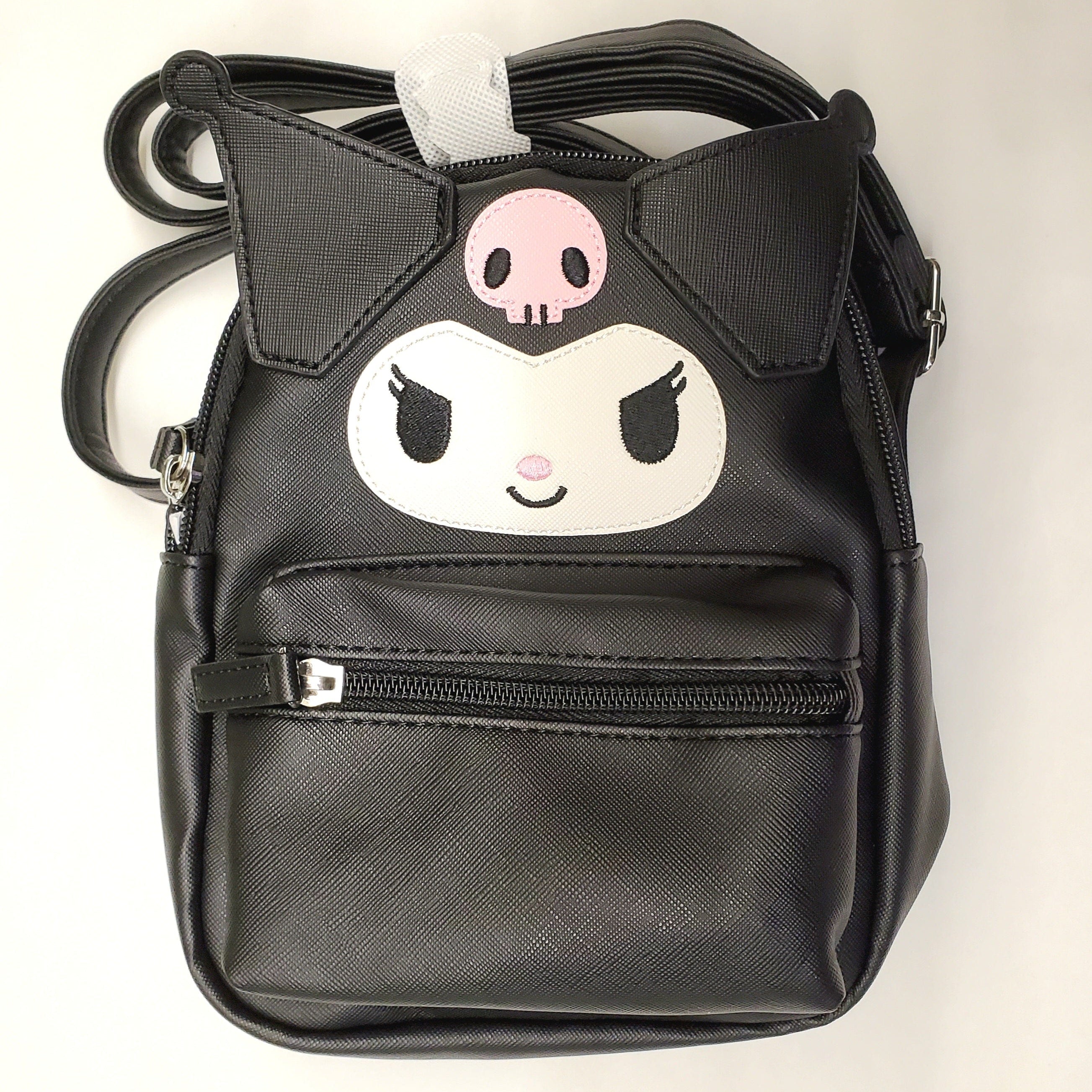 Enesco Sanrio Kuromi Face Shoulder Bag Kawaii Gifts 4550337413555