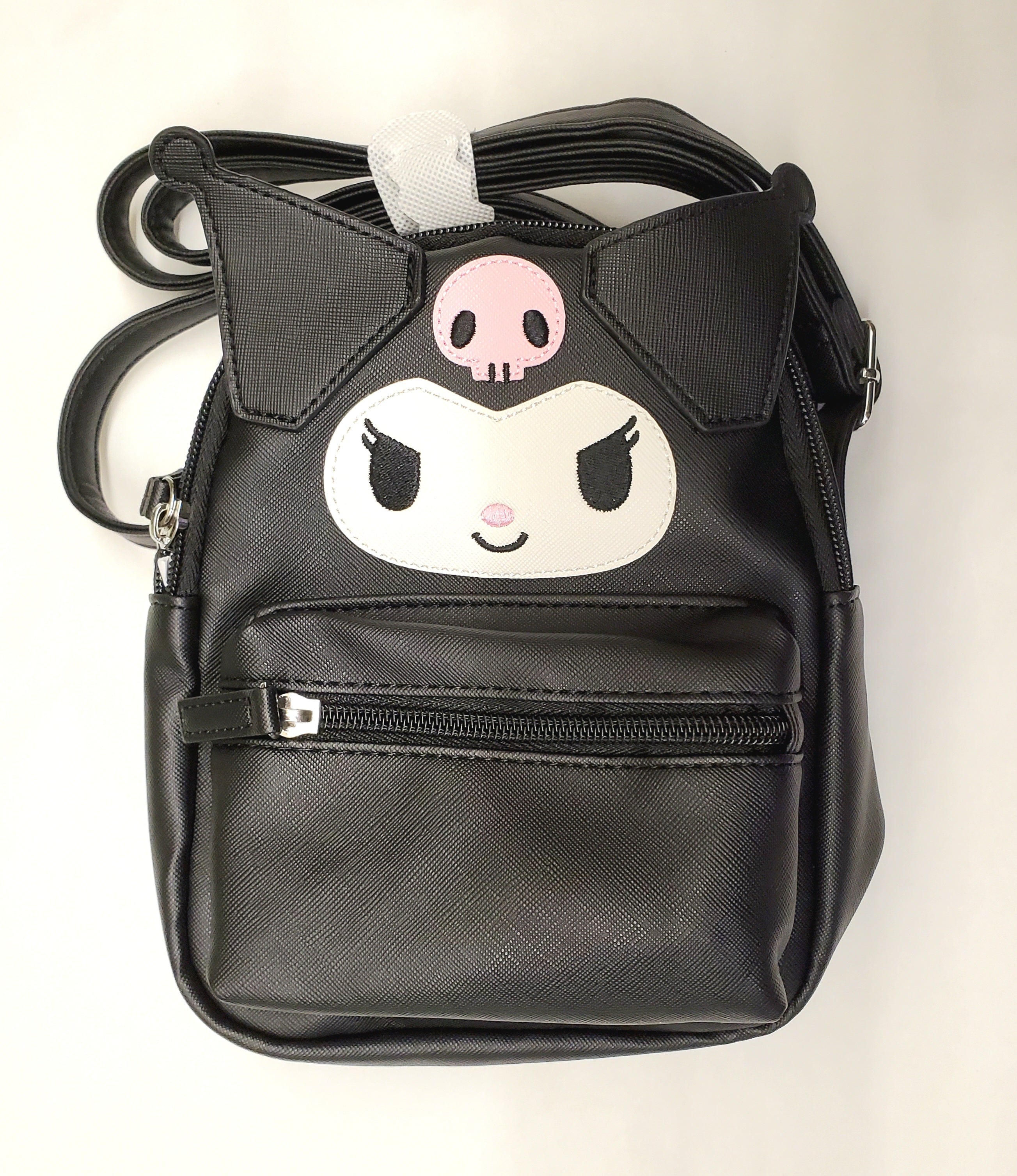 Enesco Sanrio Kuromi Face Shoulder Bag Kawaii Gifts 4550337413555