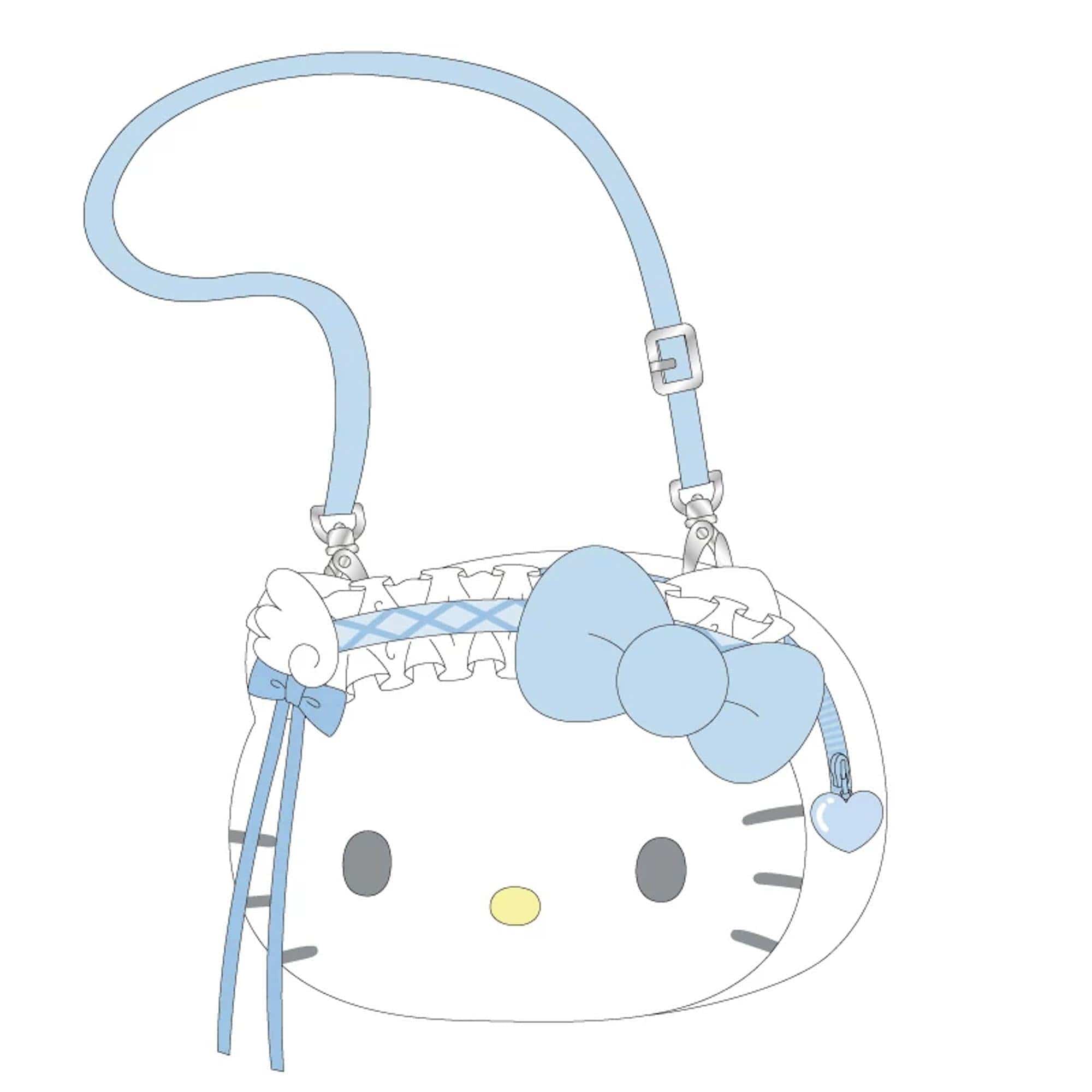 Enesco Sanrio Lolita Shoulder Bags: Hello Kitty, Cinnamoroll, Kuromi Hello Kitty Kawaii Gifts 4550337760475