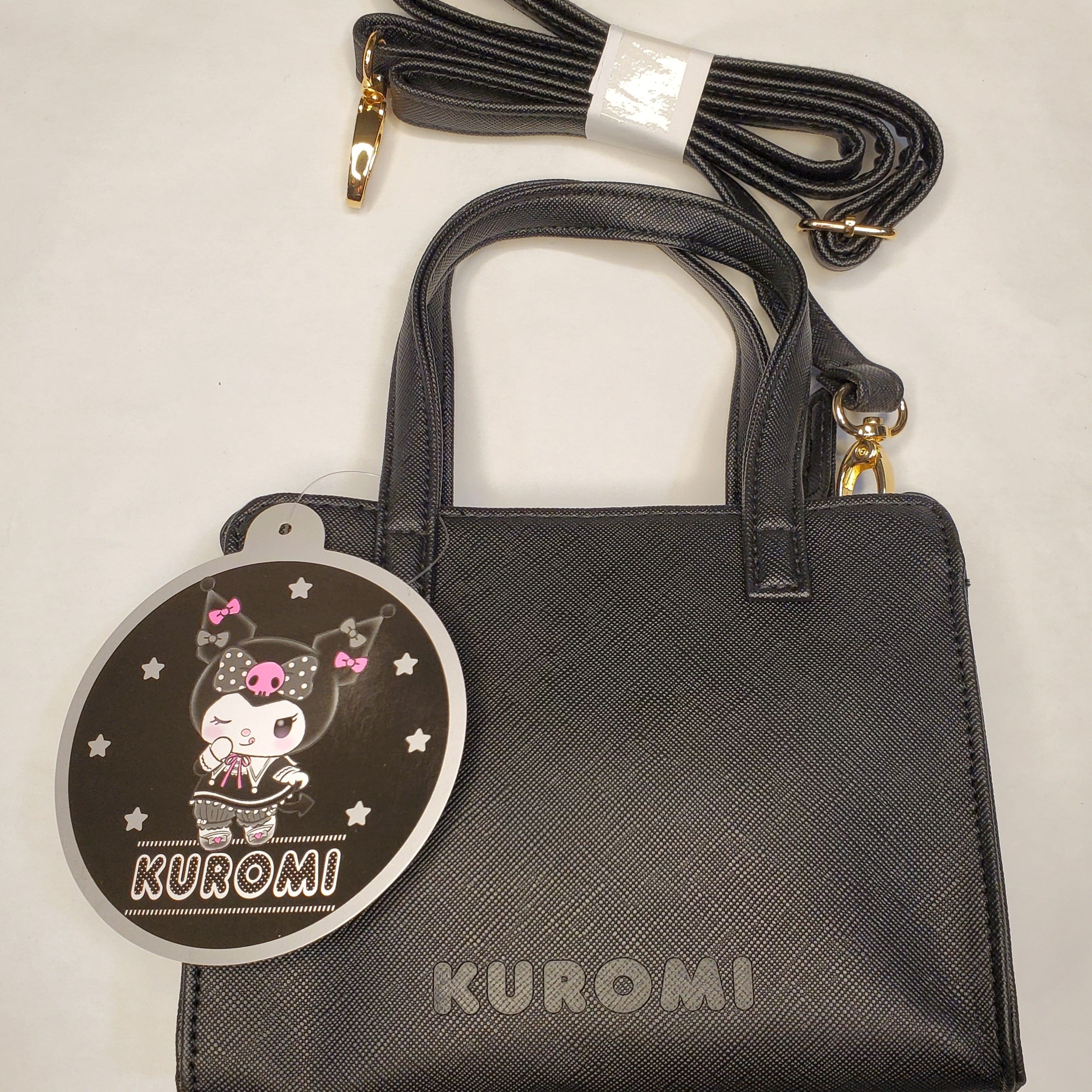 Enesco Sanrio Original Kuromi Handbags with Shoulder Straps Kawaii Gifts