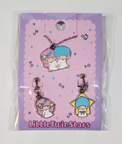 Enesco Sanrio Friends Necklace & Earrings Set: Cinnamoroll, Little Twin Stars, My Melody & Hello Kitty Kawaii Gifts