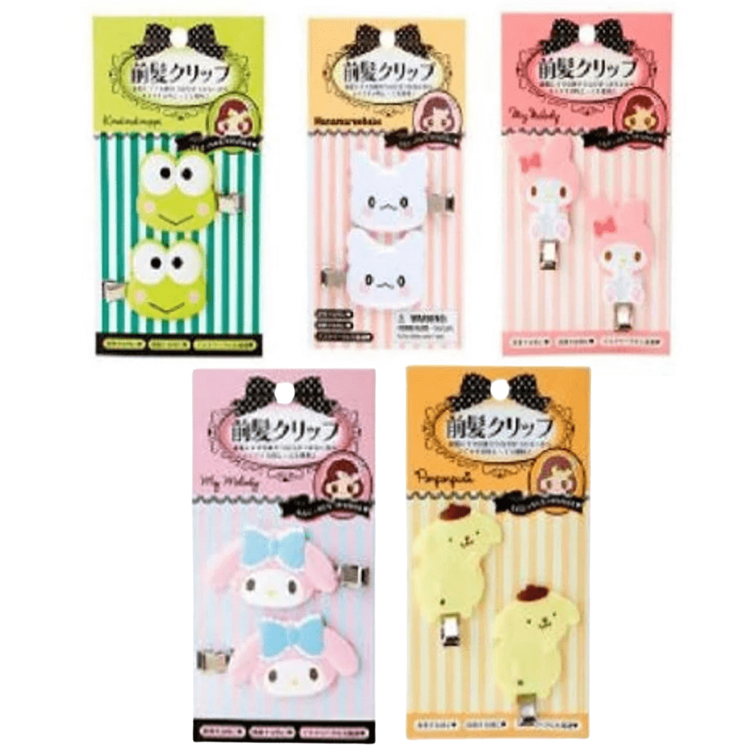 Enesco Sanrio Cute Hair Clips Sets (5 to choose from) Kawaii Gifts