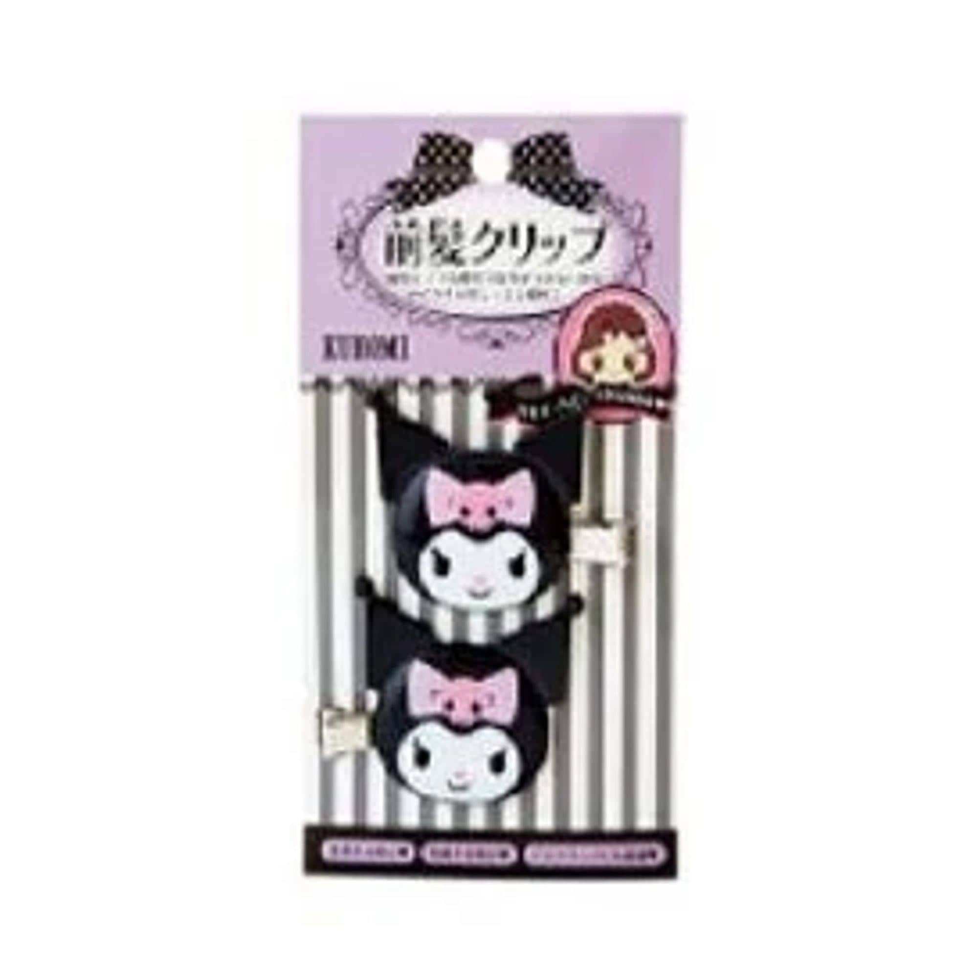 Enesco Sanrio Cute Hair Clips Sets (8 to choose from) Kuromi Face Kawaii Gifts 4901610430194