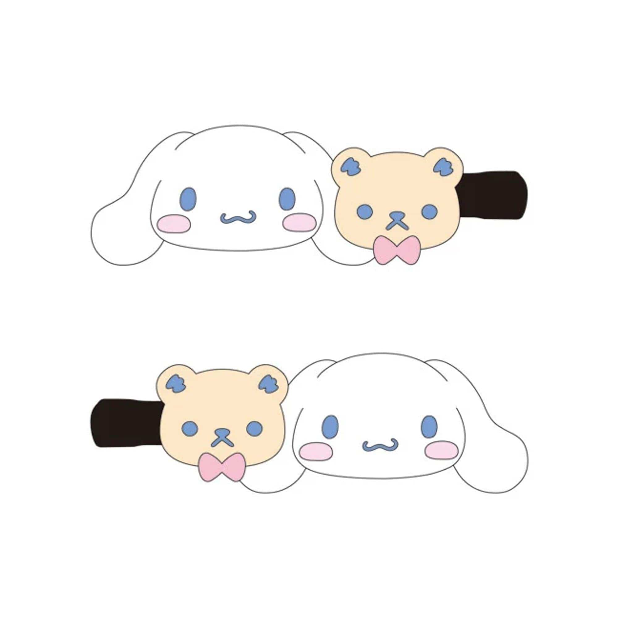 Ensemble de petites pinces à cheveux Sanrio Friends Ensemble de petites pinces à cheveux Sanrio Friends